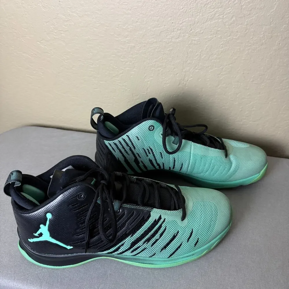 Nike Air Jordan Super.Fly 5 Blue Glow Black Basketball Shoes Men’s 12.5